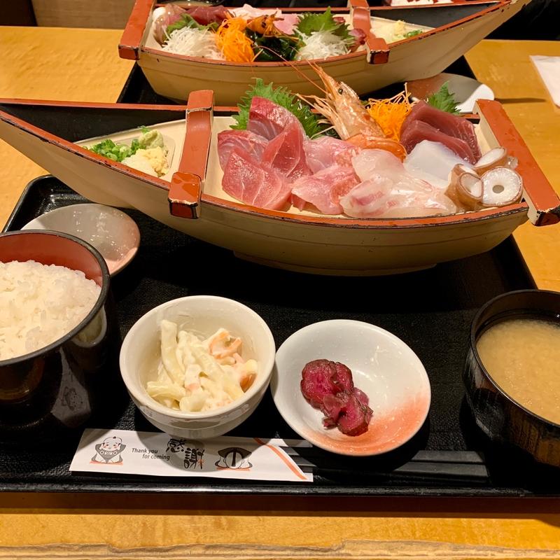 刺身定食(魚鮮水産 さかなや道場 巣鴨駅前店)