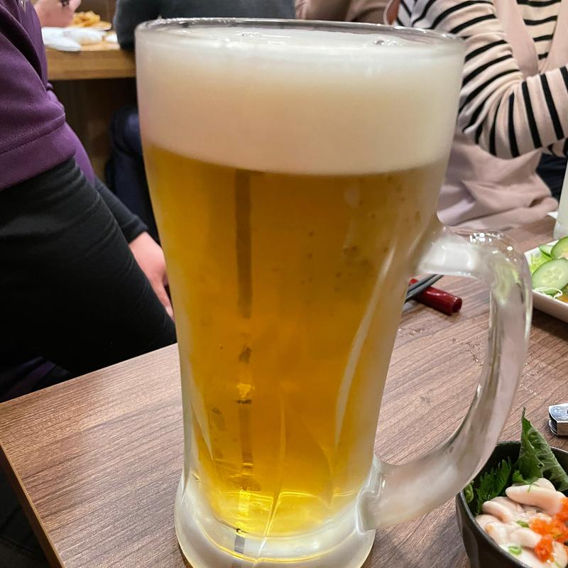 生ビール(大ジョッキ(居酒屋 なお家゛(なおげ))