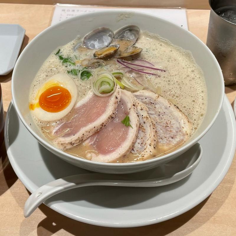 魚貝鶏白湯(鶏白湯ラーメンMUTSUKI)