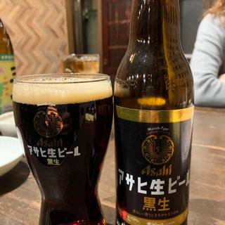 アサヒ生ビール黒生(中華菜食 直家)