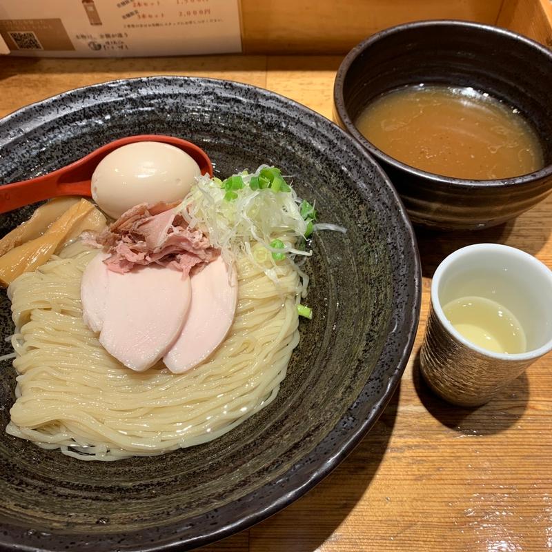 味玉入り 塩つけ麺(焼きあご塩らー麺 たかはし )