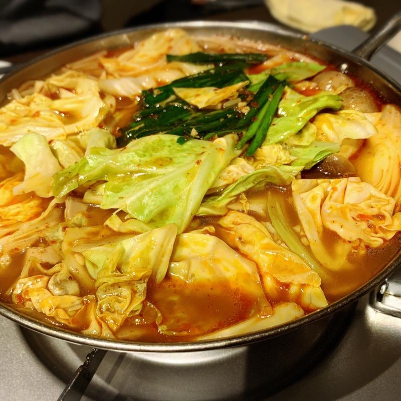 もつ火鍋（四川風激辛もつ鍋）(中華菜食 直家)