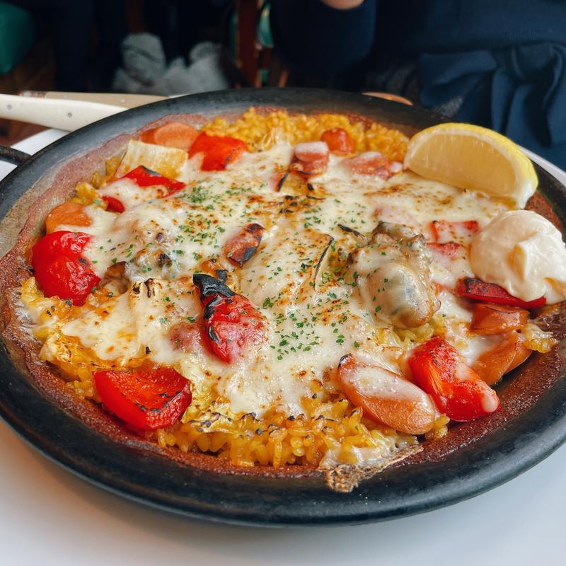 今月のパエリア　タパスセット(LA BODEGA)