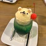 しろくまフロート(倉敷カフェ Tito)