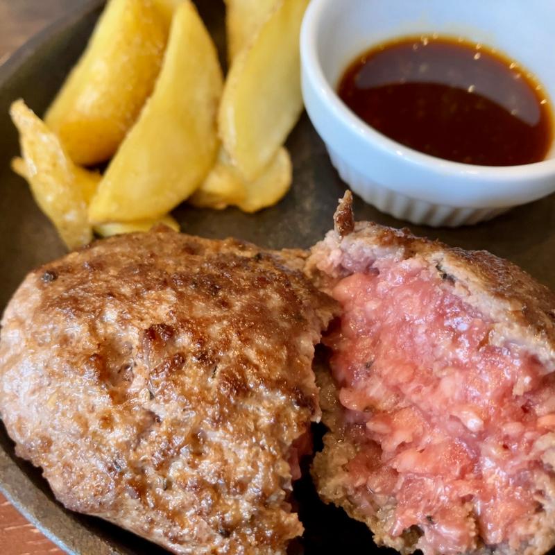 粗挽き 極みハンバーグ(180g)(うしじま洋食店)