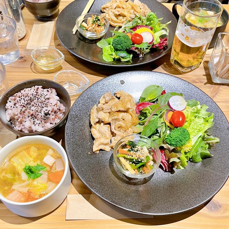 Cセット生姜焼き(Be Cafe)