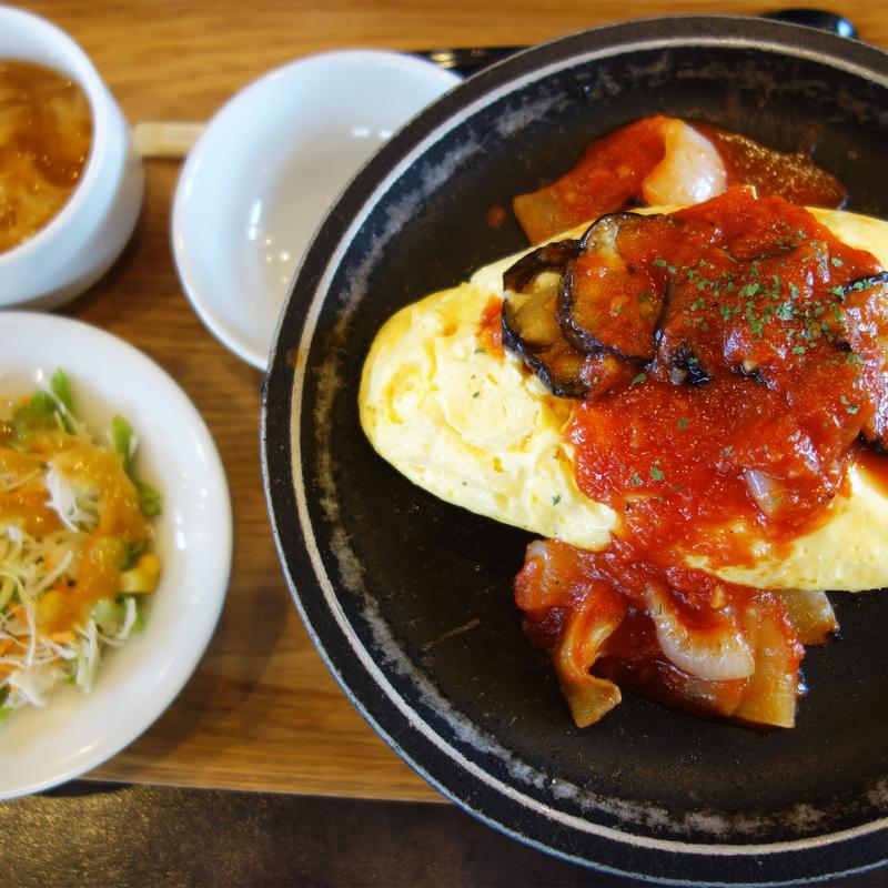 焼きオムドリア ローストなすのトマトソース(神戸元町ドリア マリノアシティ福岡店)