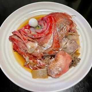 金目鯛のアラ煮