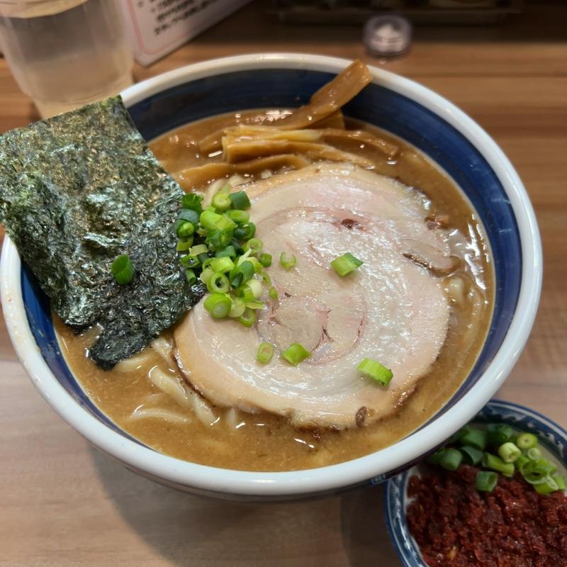 濃厚和風エビ辛し中華そば(浜屋 我孫子店)