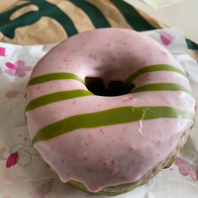 抹茶さくらドーナツ(スターバックス コーヒー 仙台台原店)