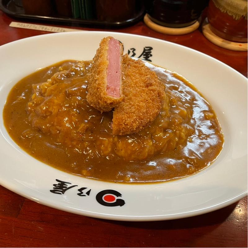 ハムカツカレー(日乃屋カレー 新宿西口店 )