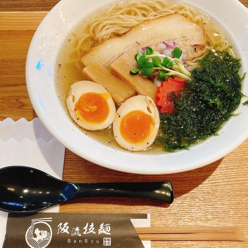 阪流塩ラーメン(ラーメン 阪流拉麺 Ban Ryu なんば駅)