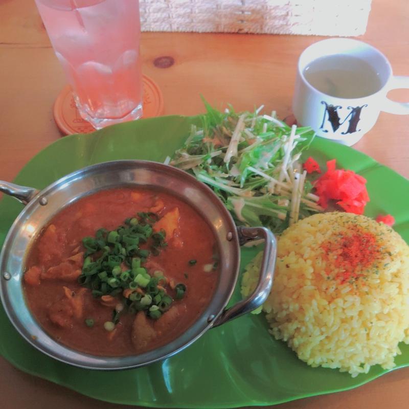ホルモンのトマト煮込みカレー(カレーバー ダイヤモンドヘッド)