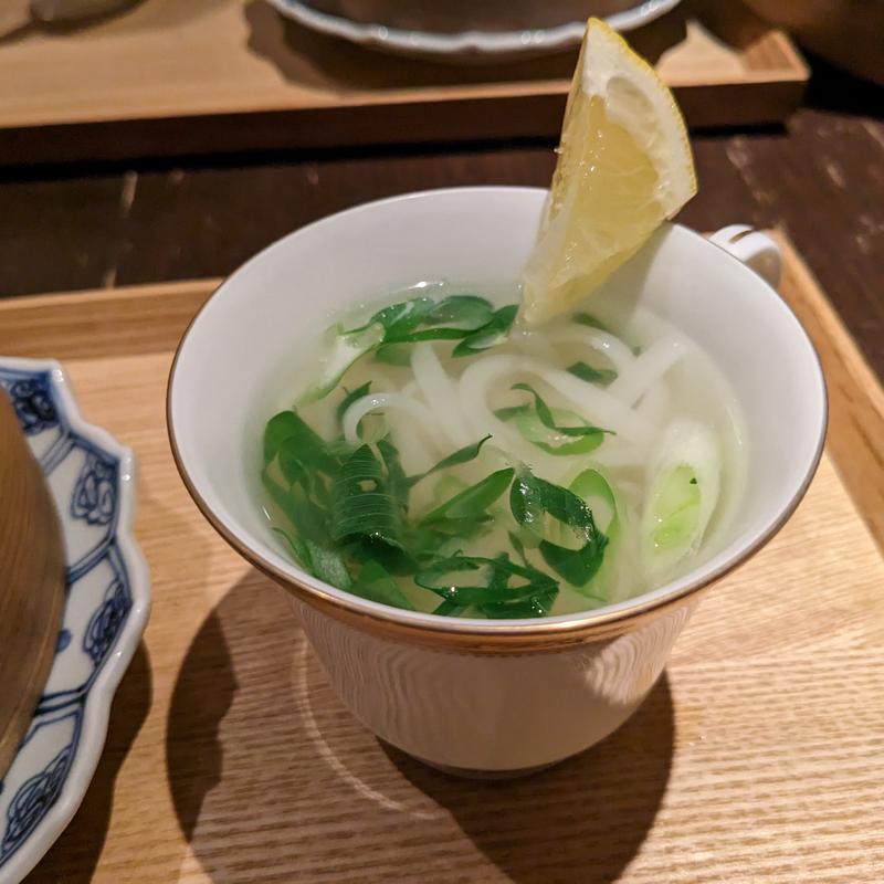 鯛出汁のフォー(さ行)