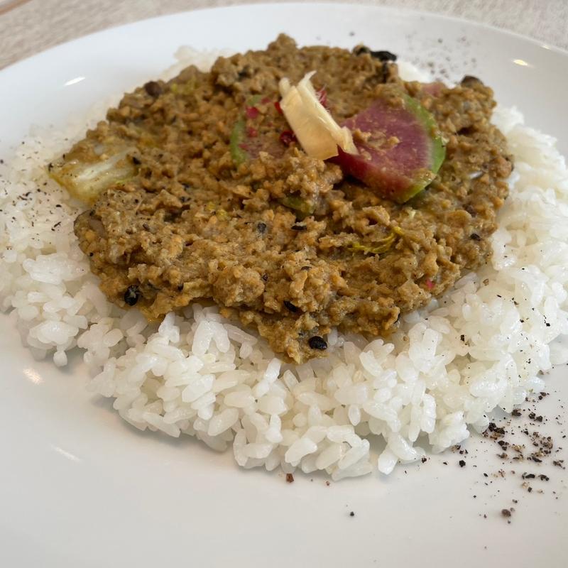 季節野菜の鶏キーマカレー(エルマーズグリーンカフェ)