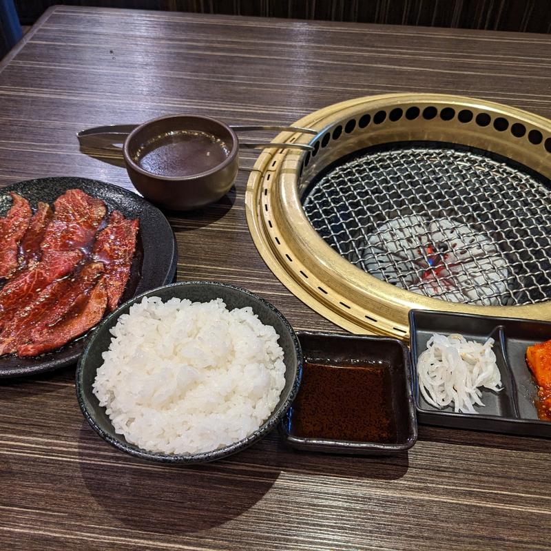 切り落とし定食(近江牛焼肉 永福苑)