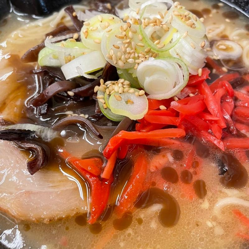 マー油豚骨ラーメン(せい家 ひばりヶ丘店)