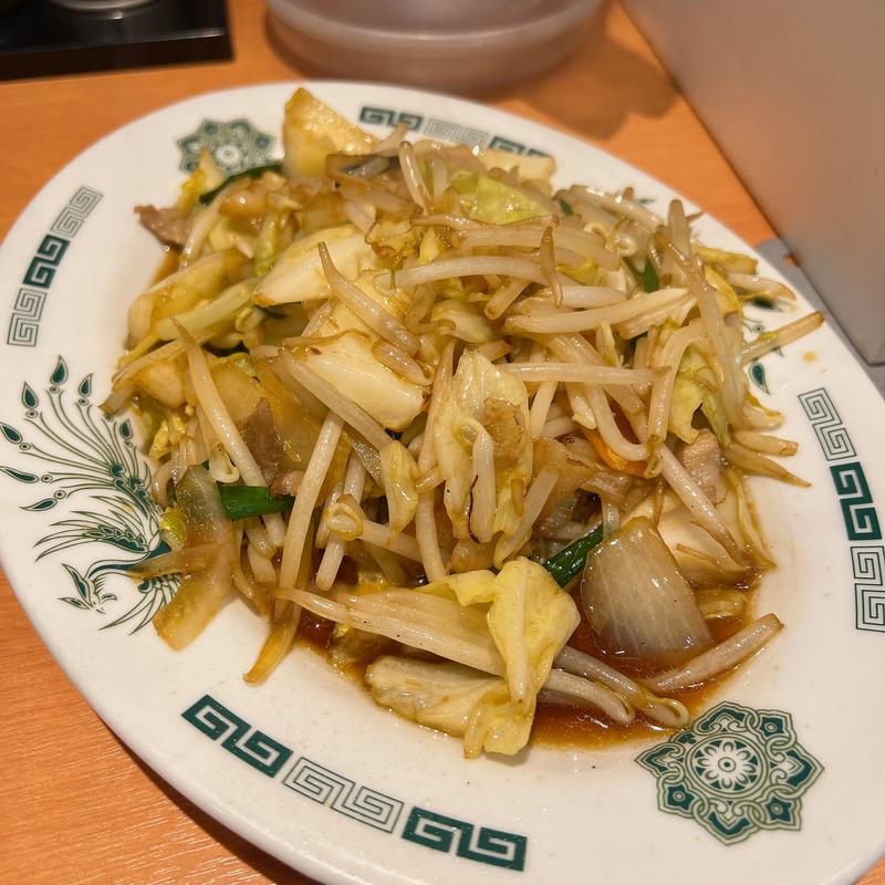 やさい炒め(日高屋　春日駅前店)