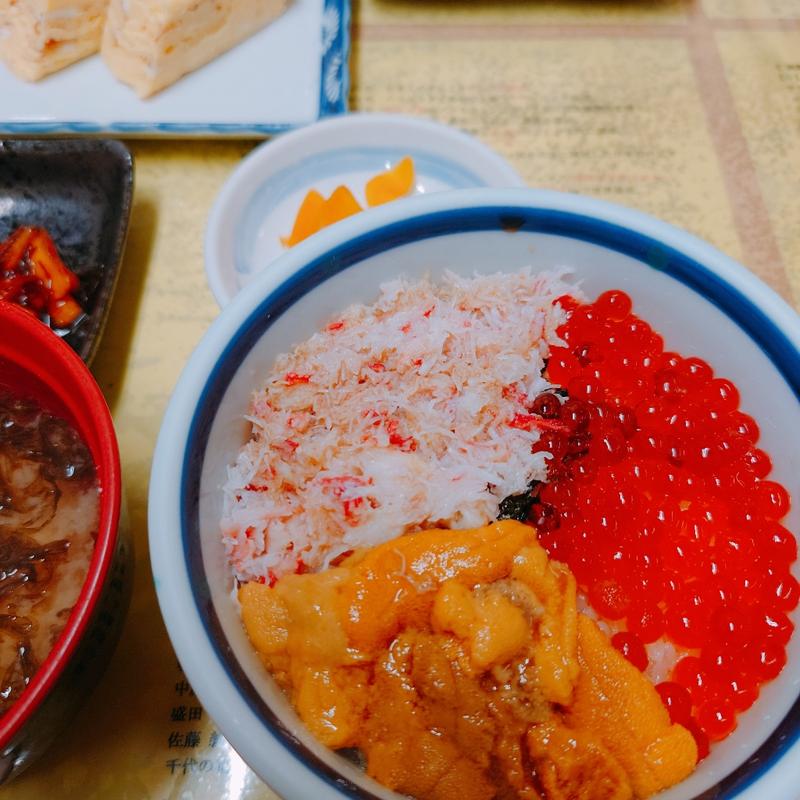 三種お好み丼(きくよ食堂)