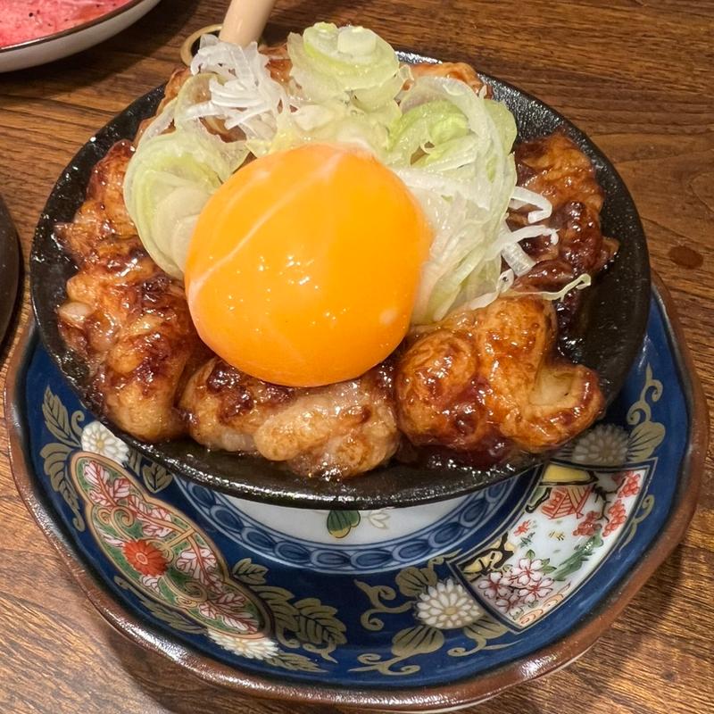 ホル玉丼(焼肉 栄ホルモン 名古屋名物味噌とんちゃん屋)