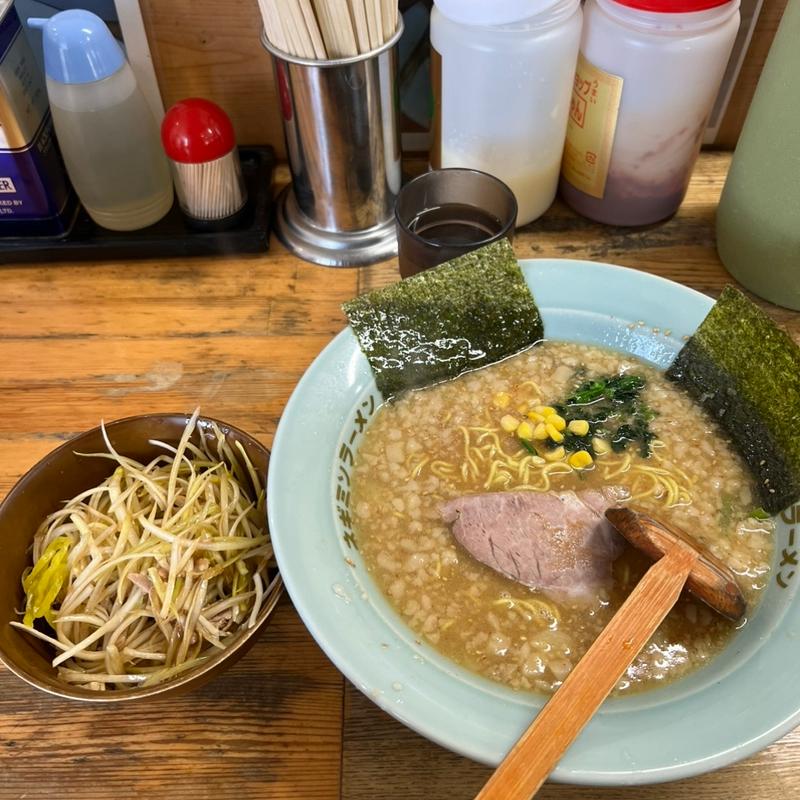 味噌ラーメン、ネギ丼(ラーメンショップ椿 上彦川戸店)