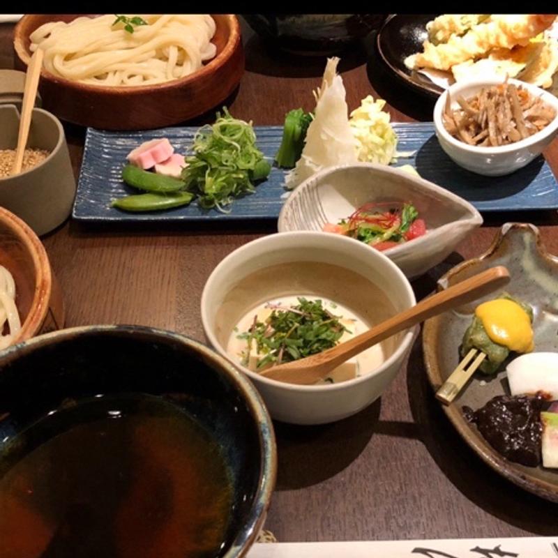 おめんと天ぷらセット(おめん 銀閣寺本店 )