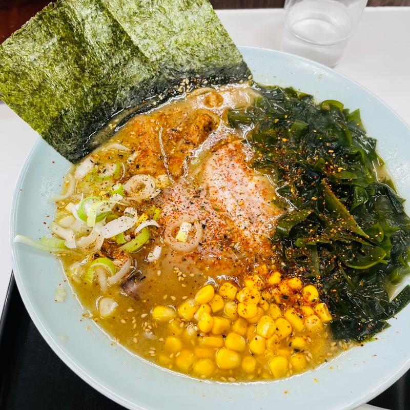 塩ラーメン＋わかめ＋BV7 (ラーメンショップ北川辺店)