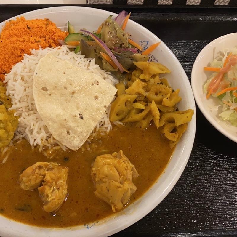 スリランカカレーセット(ミラ （Indian Restaurant MEERA）)