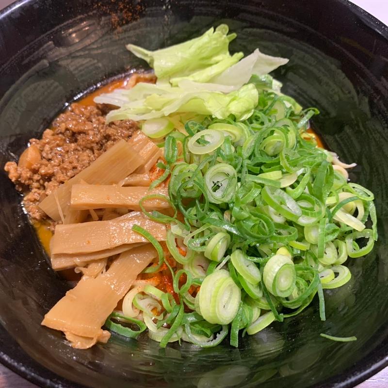 汁なし担々麺(中華そば かなで)