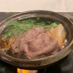 能登牛のすき焼き懐石(新宿 星のなる木)