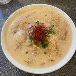 自家製鶏白湯拉麺(味噌)(焼き鳥とおつまみ 佐藤)