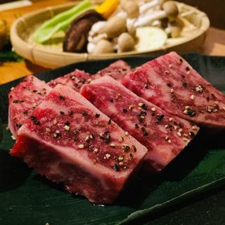熊本あか牛の鉄板ステーキ(いやしの里 樹やしき )