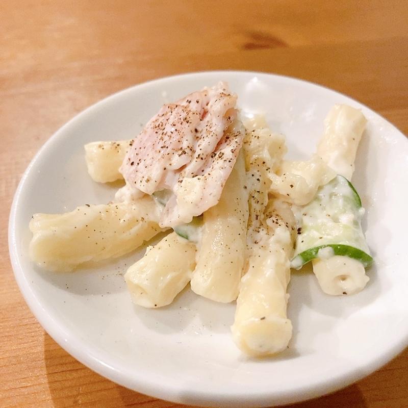 マカロニサラダ（お通し）(イタリアン居酒屋 あとりンち エキニシ店)