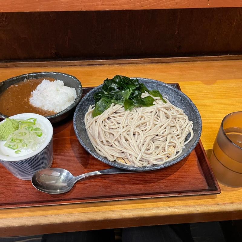 カレーセット　冷(十割蕎麦嵯峨谷 渋谷東急本店前店)