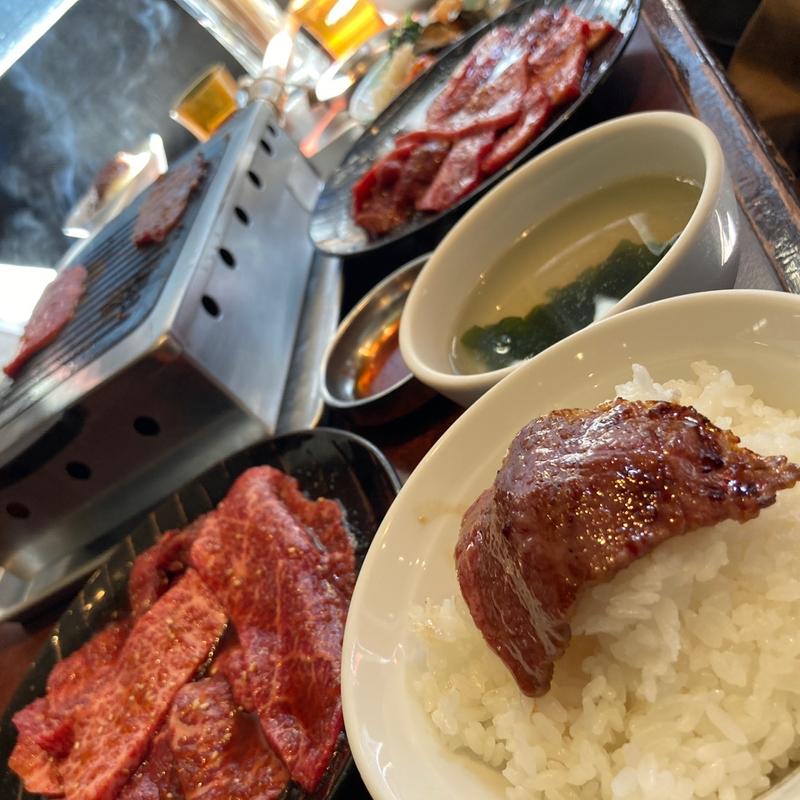 黒毛和牛焼肉定食(焼肉ホルモン アポロン 神田駿河台)