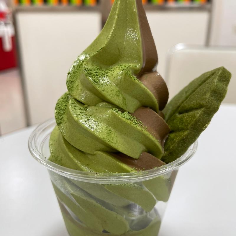 福寿園　抹茶・ほうじ茶サンデー(藤崎 仙台本店)