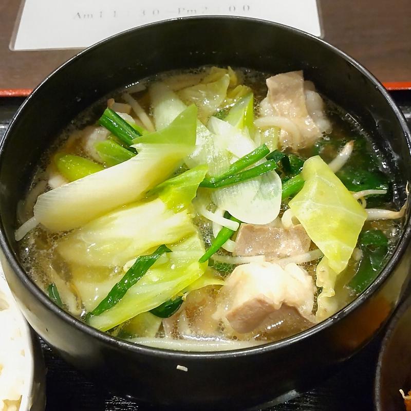 国産牛もつ鍋定食(祇園亭 )