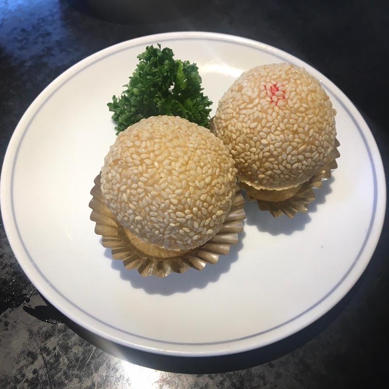 中華アンとカスタードのゴマ揚げ団子(彩華 （サイカ）)