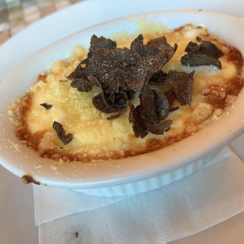 たまごとトリュフのオーブン焼き(Brianza Tokyo)