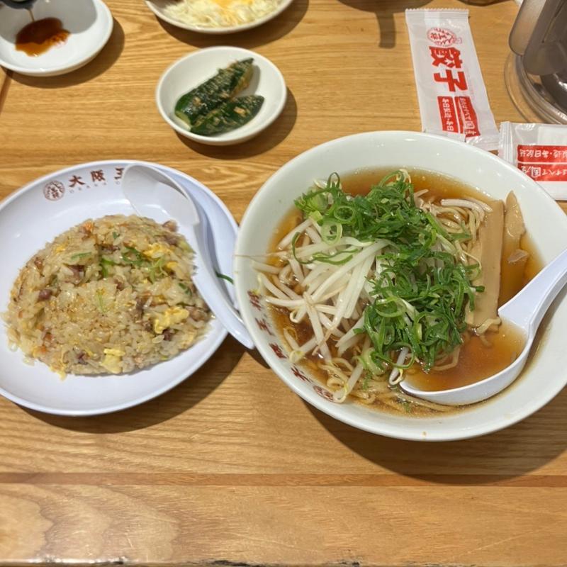 半チャンセット(大阪王将 枚方公園前店)