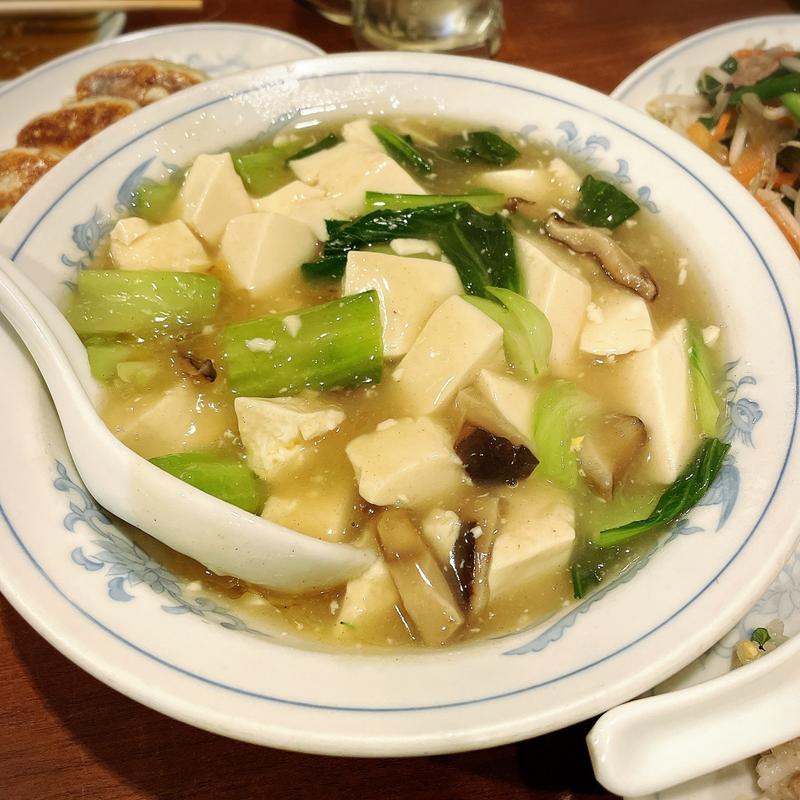 豆腐としいたけのうま煮(高伸)