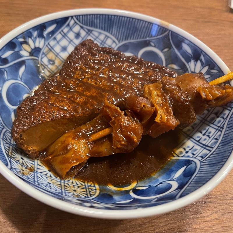 名物みそおでん（牛すじ・厚揚げ）(名古屋大酒場 だるまのカドッコ)