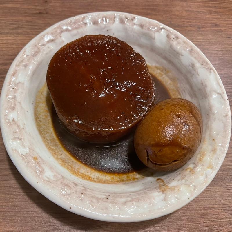 名物みそおでん（大根・玉子）(名古屋大酒場 だるまのカドッコ)