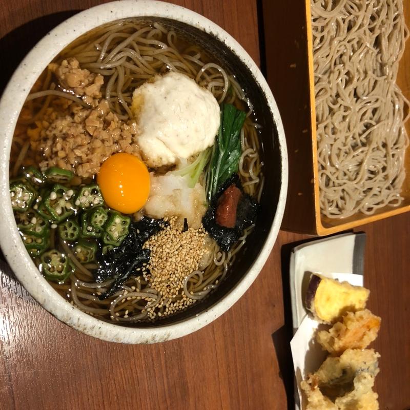 天ぷら蕎麦(蕎麦屋 神楽)