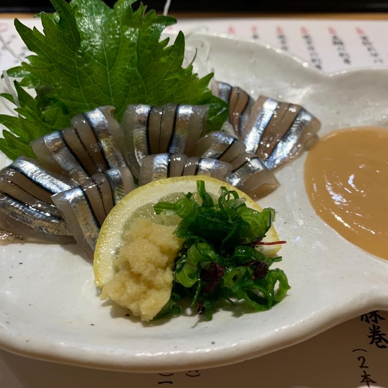 きびなごの刺身(天文館 吾愛人 本店)