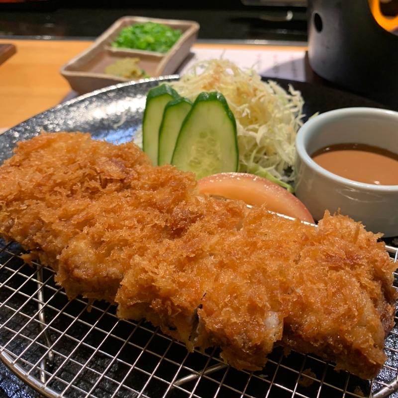 六白黒豚のとんかつ(天文館 吾愛人 本店)