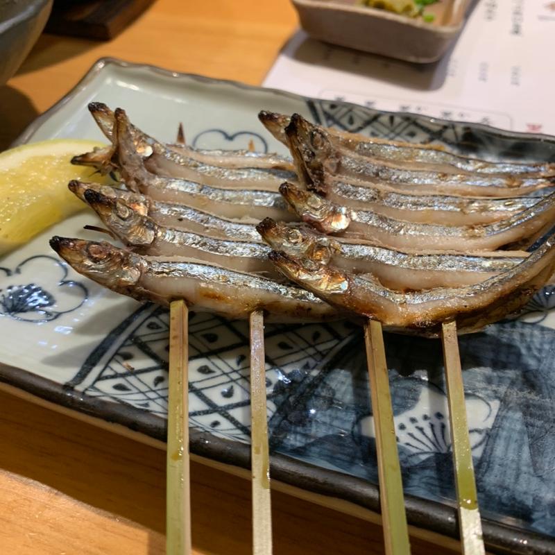 きびなごの串焼(天文館 吾愛人 本店)