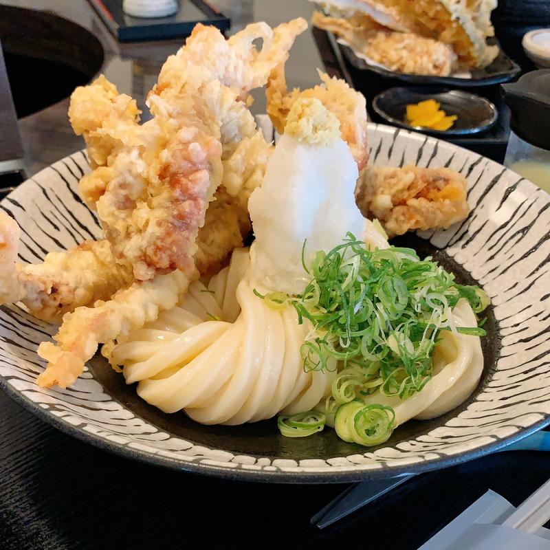 げそ天ぶっかけ(讃岐うどん 白庵 （BYAKUAN びゃくあん）)