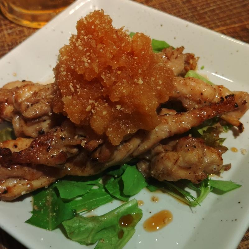 せせりの炭火焼き(島食材&宮古牛 炭火 わとわ)