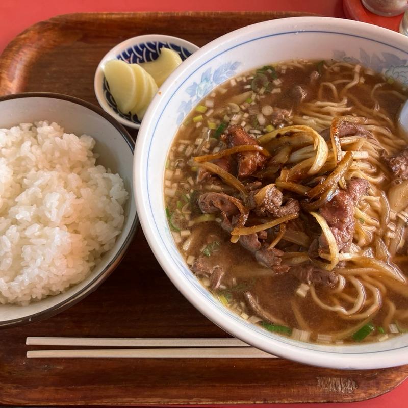 スタミナラーメン+半ライス  (廬山)